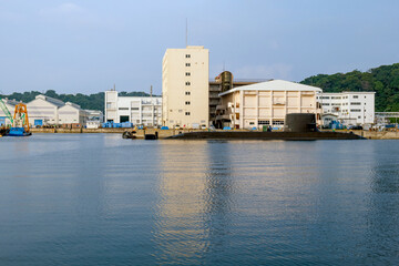 横須賀港 楠ケ浦地区停泊する潜水艦