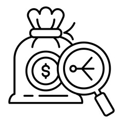 Budget Analysis Icon