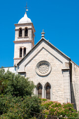 Fototapeta premium St. Nicholas Church (Crkva sv. Nikola Tavelić) in Šibenik in the state of Šibenik-Knin Croatia