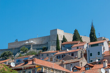 St. Michael's Fortress (Tvrđava sv. Mihovila) in the state of Šibenik-Knin Croatia