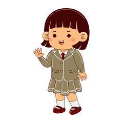 kids wear japan school uniform