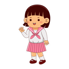 kids wear japan school uniform
