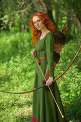 brave archer woman