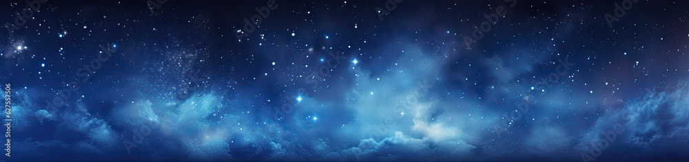 Canvas Prints universe landscape panoramic view. generative ai
