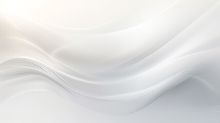 Fototapeta premium Abstract white and light gray wave modern soft luxury texture