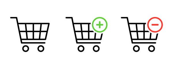 Set of Vector Cart Symbols © siridhata