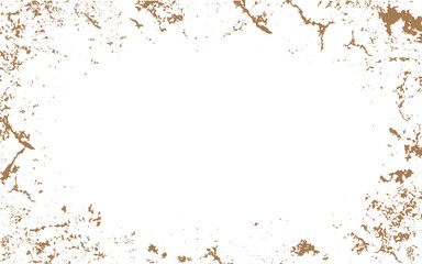 Grunge border vector texture background. Abstract frame overlay. Dirty and damaged backdrop. Vector graphic illustration with transparent white.
