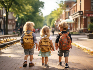 3 kids going back to school