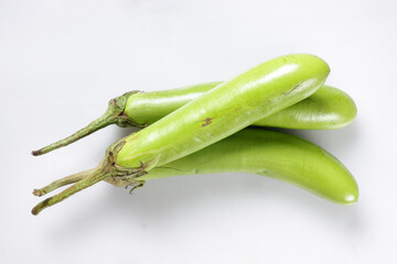 Terong, Solanum Melongena (Also called eggplant, terung, terong, brinjal, aubergine).