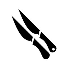 Obraz premium knife icon vector design templates