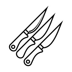 knife icon vector design templates