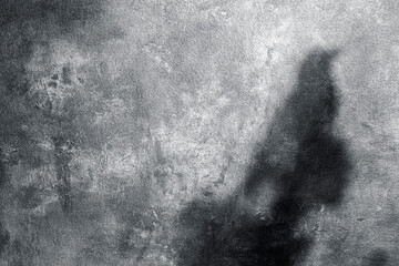 Close-up view of a black wall