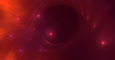 3D rendering abstract fractal light background