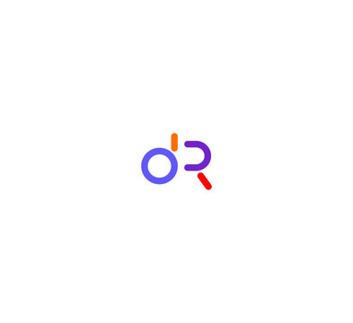 DR, RD, ODR, RDO, DOR, ROD letter logo design template elements. Modern abstract digital alphabet letter logo. Vector illustration. New Modern logo.