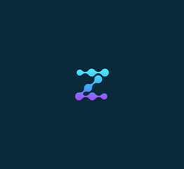 Fototapeta na wymiar Letter Z logo icon design template elements. Technology Z letter logo.