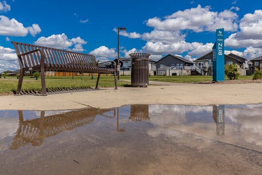 Bitz Park in the city of Saskatoon, Canada