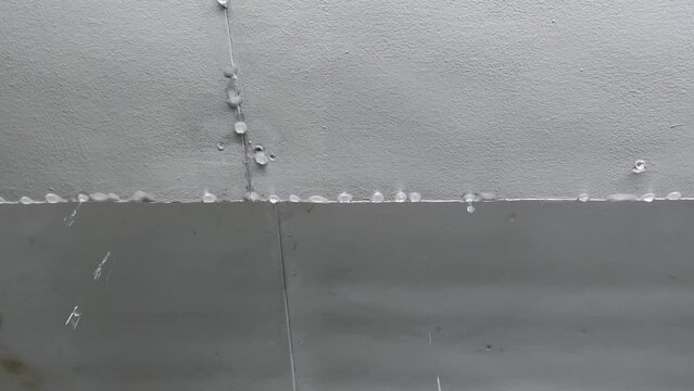 water droplets from the ceiling