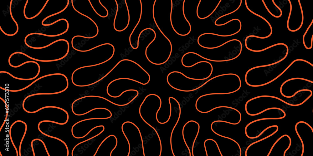 Aufkleber abstract flow line art pattern background
