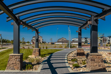 Evergreen Square in the city of Saskatoon, Canada
