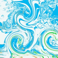 Fototapeta na wymiar background with waves, illustration