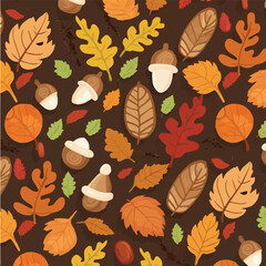 Autumnal Forest Pattern
