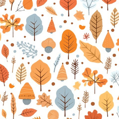 Autumnal Forest Pattern
