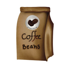 Coffee Beans Bag illustration 