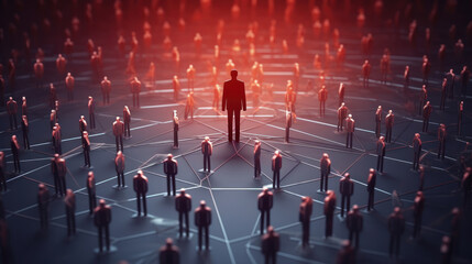 Obraz premium The Trailblazers of Talent: HR Recruitment and Management Excellence. Generative AI