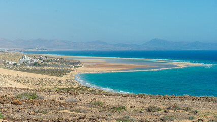 Fototapeta na wymiar Lagune Risco del Paso auf Fuerteventura