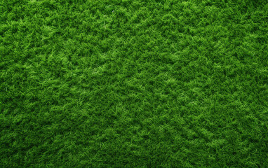 Top view artificial grass soccer field background texture