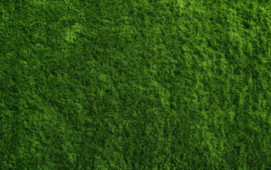 Top view artificial grass soccer field background texture