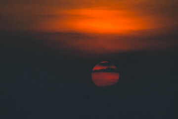 Dramatic Sunset with Vibrant Clouds