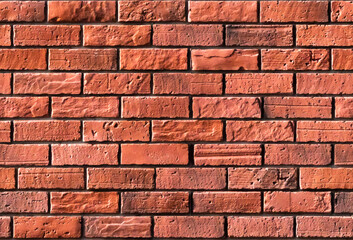 seamless pattern vintage red brick wall background  of red color .  Old Red stone blocks texture Natural red bricks wall . Photoshop mapping material .3d model making background scene