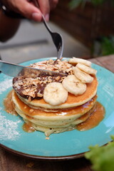 stack of pancakes