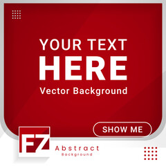 MODERN ABSTRACT RED AND WHITE BACKGROUND