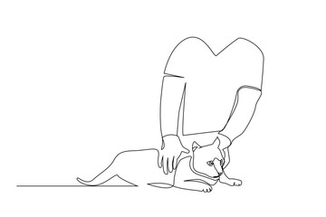 vet veterinary doctor clinic cat animal control check illness health line art