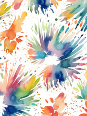 Flower, watercolor background. Spray pattern. Designer template. Watercolor explosions. Isolated on a transparent background. KI.