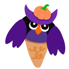 Various types of Halloween ice cream