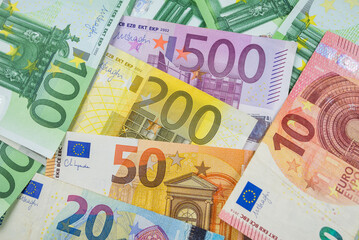 Euro money. euro money background.