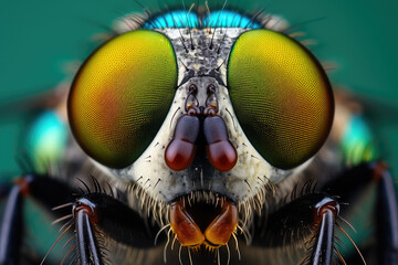 close up eyes's insect, macro, close up shots, ai generated.
