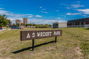 A.S. Wright Park in the city of Saskatoon, Canada