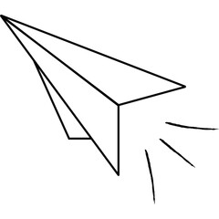 Simple Paper Plane Icon