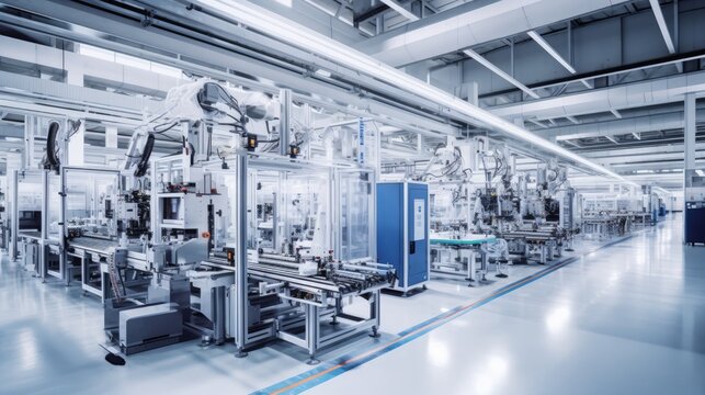 Intelligent factory production technologies line