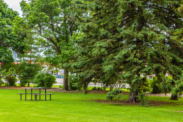 Cumberland Park in the city of Saskatoon, Canada