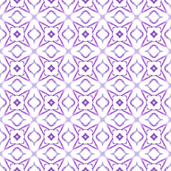 Repeating striped hand drawn border. Purple