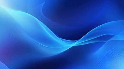 Obraz premium Generative AI Abstract background with glowing wave. Shiny moving lines design element.blue gradient flowing wave lines. Futuristic technology conceptAbstract tech glow from curved lines 