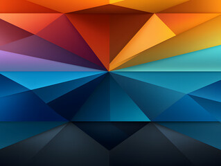 Background - tech style with rainbow colors and black elements, abstract, flat design, minimalistic, illustration. - Generative AI