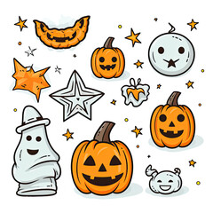 Halloween elements generative ai