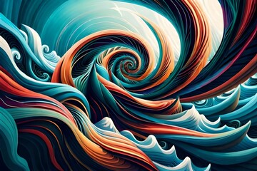 abstract fractal background