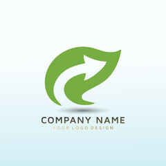 eco commerce logo for an upcoming logistics company